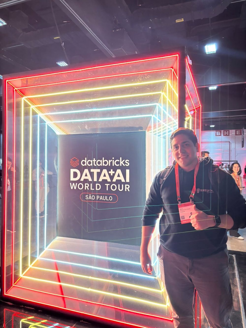 Ilich Briceño no Databricks Data + AI World Tour em São Paulo